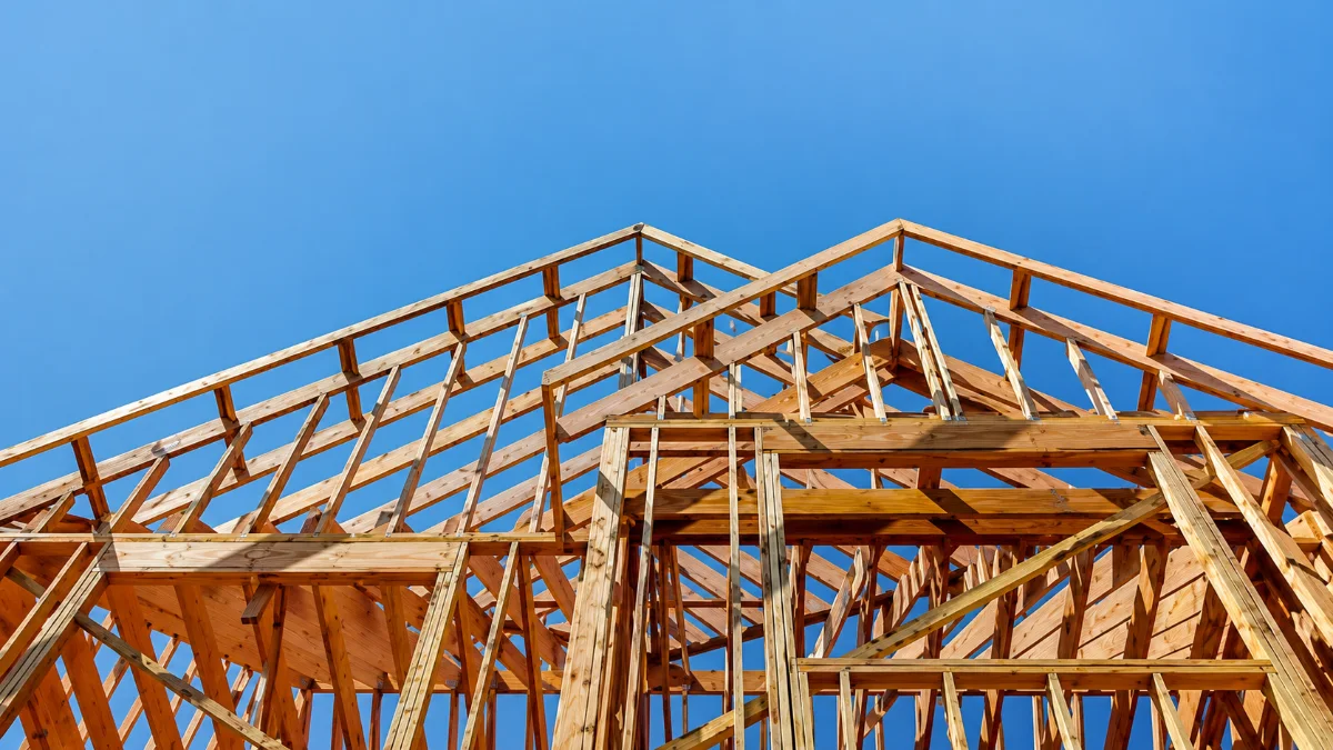 Residential construction underway